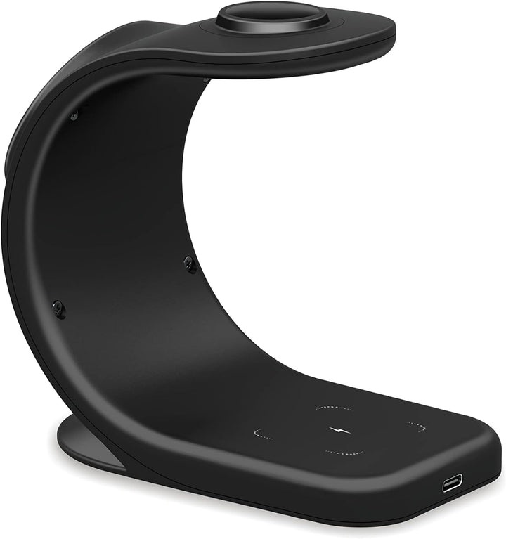 MMOBIEL Kabellose Ladestation Kompatibel mit iPhone, Apple Watch und AirPods - 3-in-1 Induktionslade