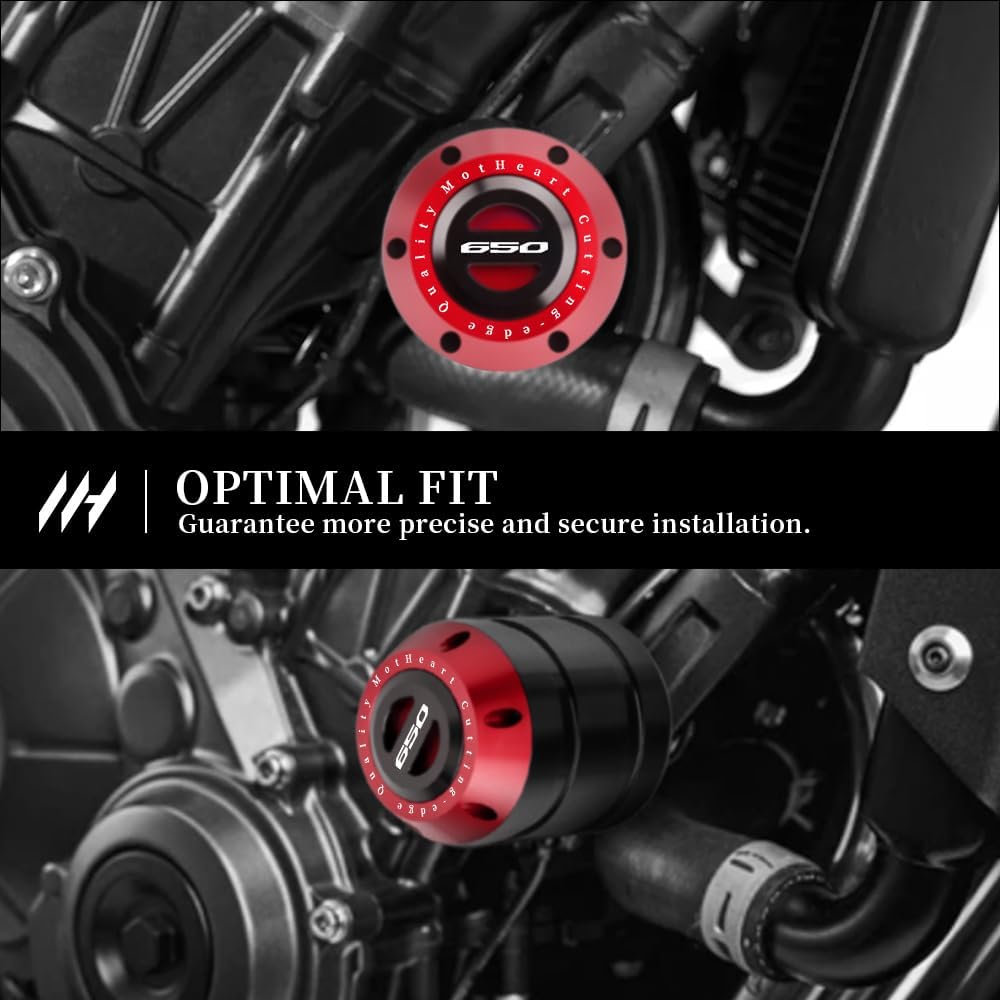 Motorrad Rahmenprotektoren für CB 650R 2019-2025 Sturzpads Sturzschutz Kipp-Schutz cb650r Zubehör (R