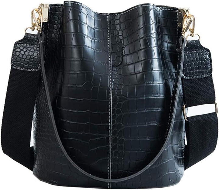 BUKESIYI Damen Tasche Umhängetasche Handtasche Frauen Klein Schultertasche Weekender Lack PU Leder C