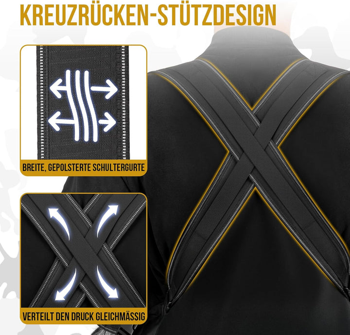 OneTigris Tragegeschirr für Hunde, Support Ridge Outdoor Hundetragehilfe für Wanderungen, Notfälle &amp;