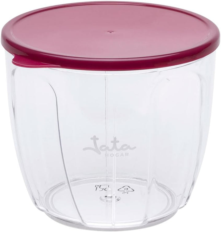 JATA Home HMAQ4506 Manueller Zerkleinerer mit Seil für alle Arten von Lebensmitteln, 4 Schnitthöhen,