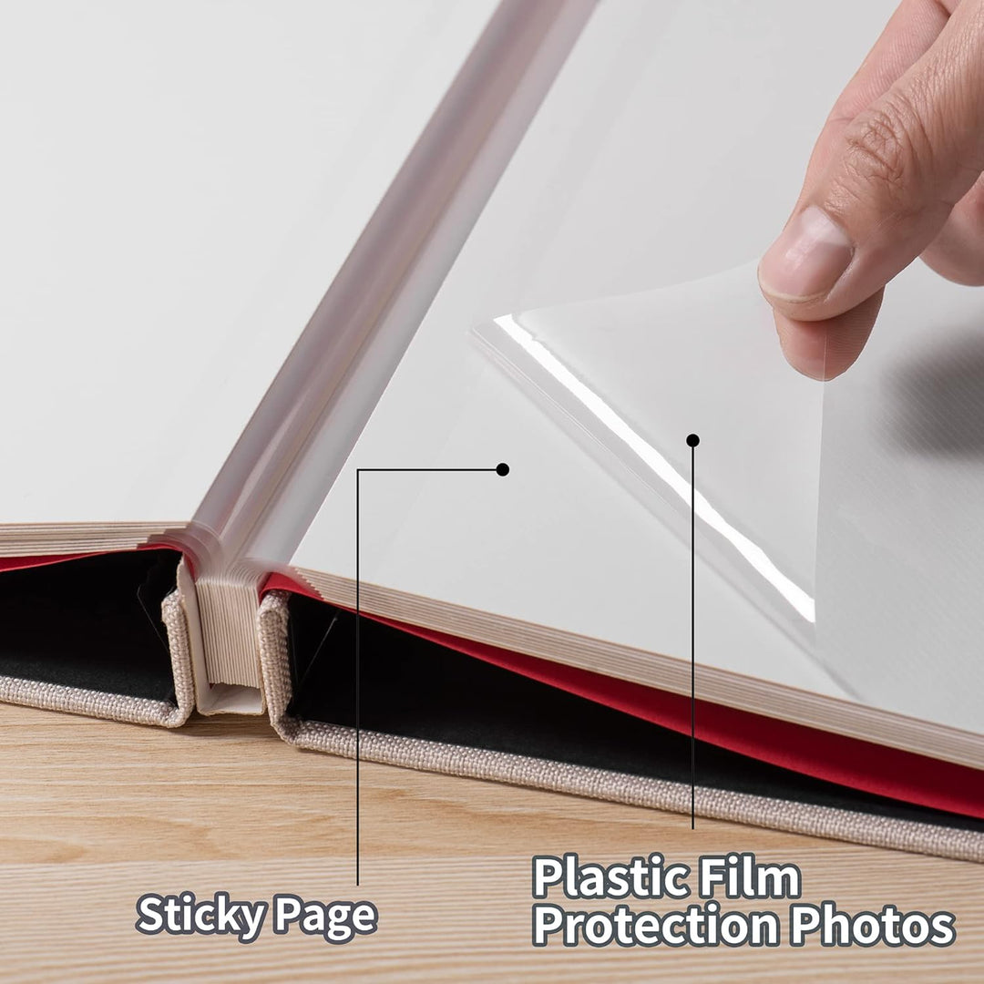 Grosses Fotoalbum, selbstklebend, 10.2x15.2 cm, 15.2x17.8 cm, 20.3x25.4 cm, magnetisches Album, DIY-