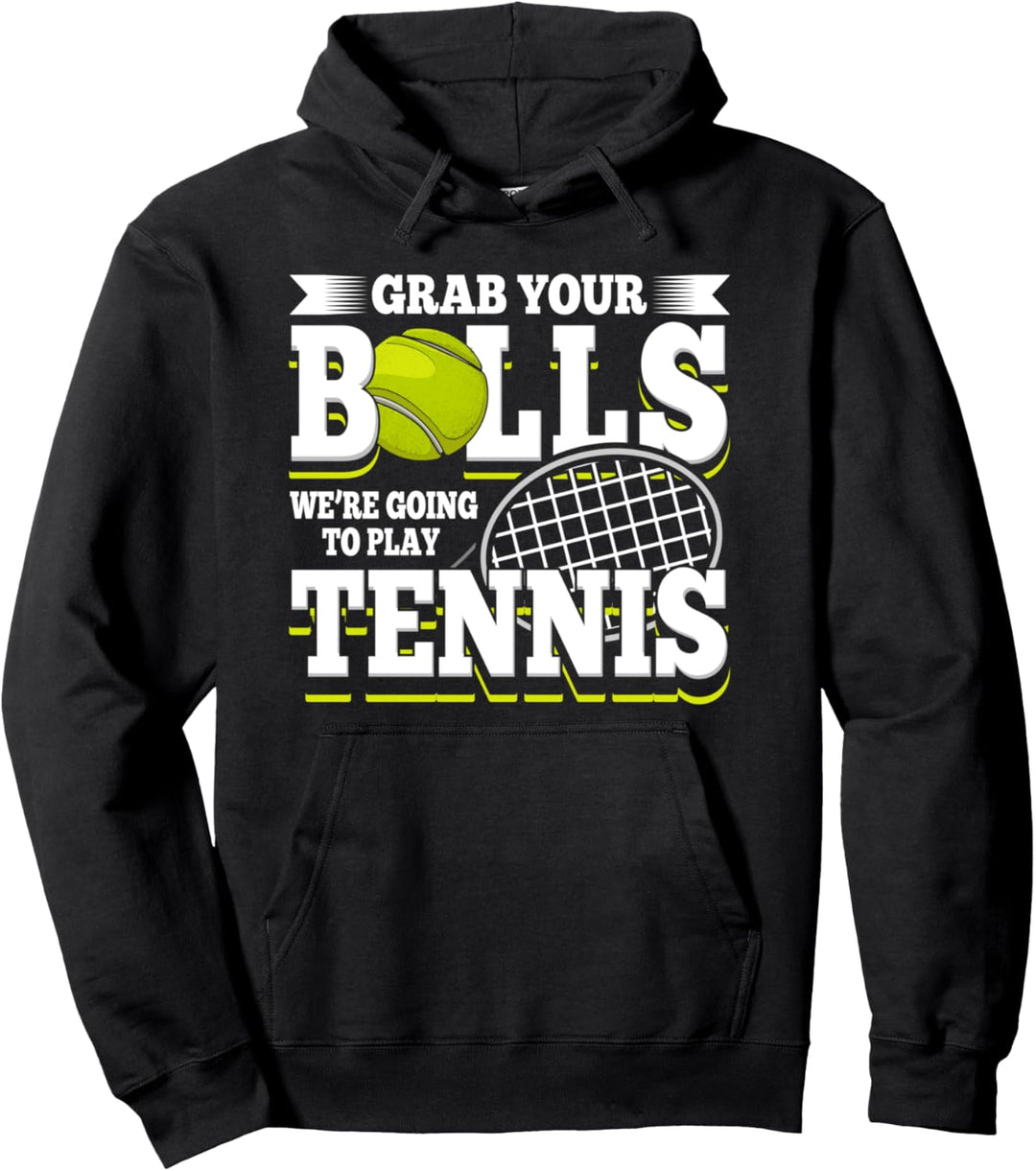 Lustiges Tennis-Outfit Tennis Training Tennisspieler Design Pullover Hoodie
