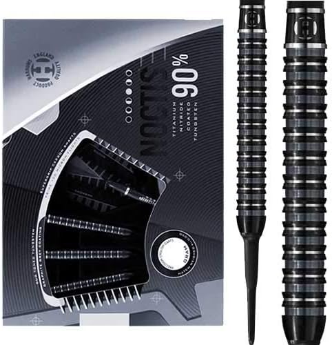 Harrows Noctis Parallel Dartpfeile aus 90% Wolfram mit weicher Spitze 18.0 Gramm, 18.0 Gramm