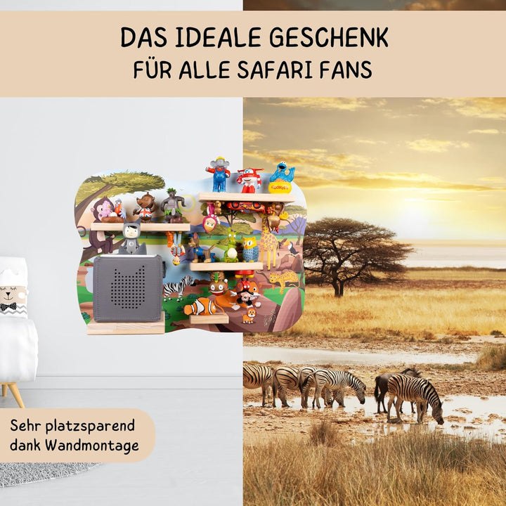 bunnyboo Toniebox Regal - für Toniebox und Figuren - ausreichend Platz für bis zu 32 Tonie Hörfigure
