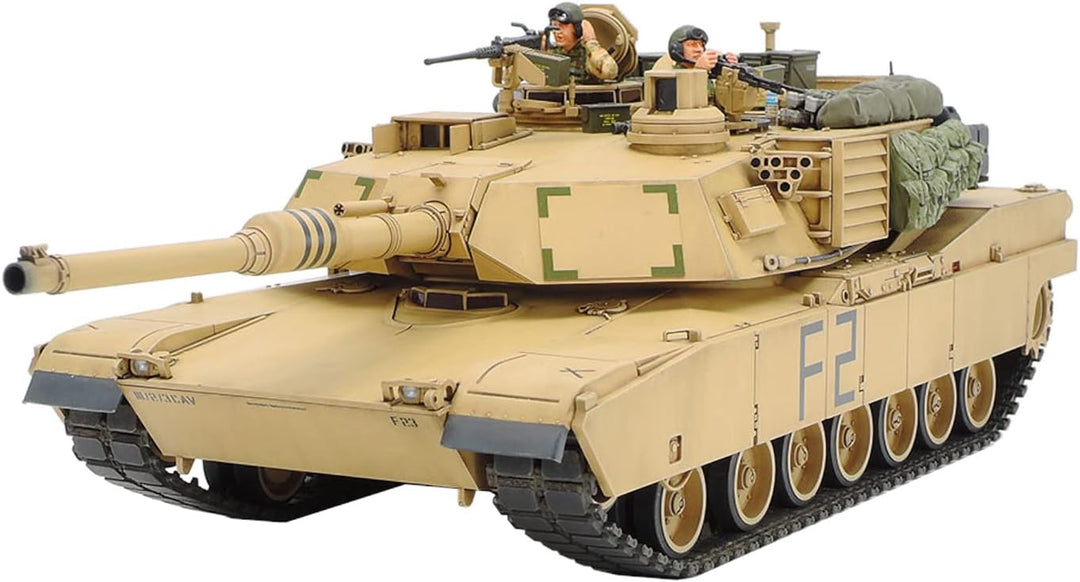 TAMIYA 300035269 300035269-1:35 US Kampfpanzer M1A2 Abrams Iraqi Freedom (2),originalgetreue Nachbil