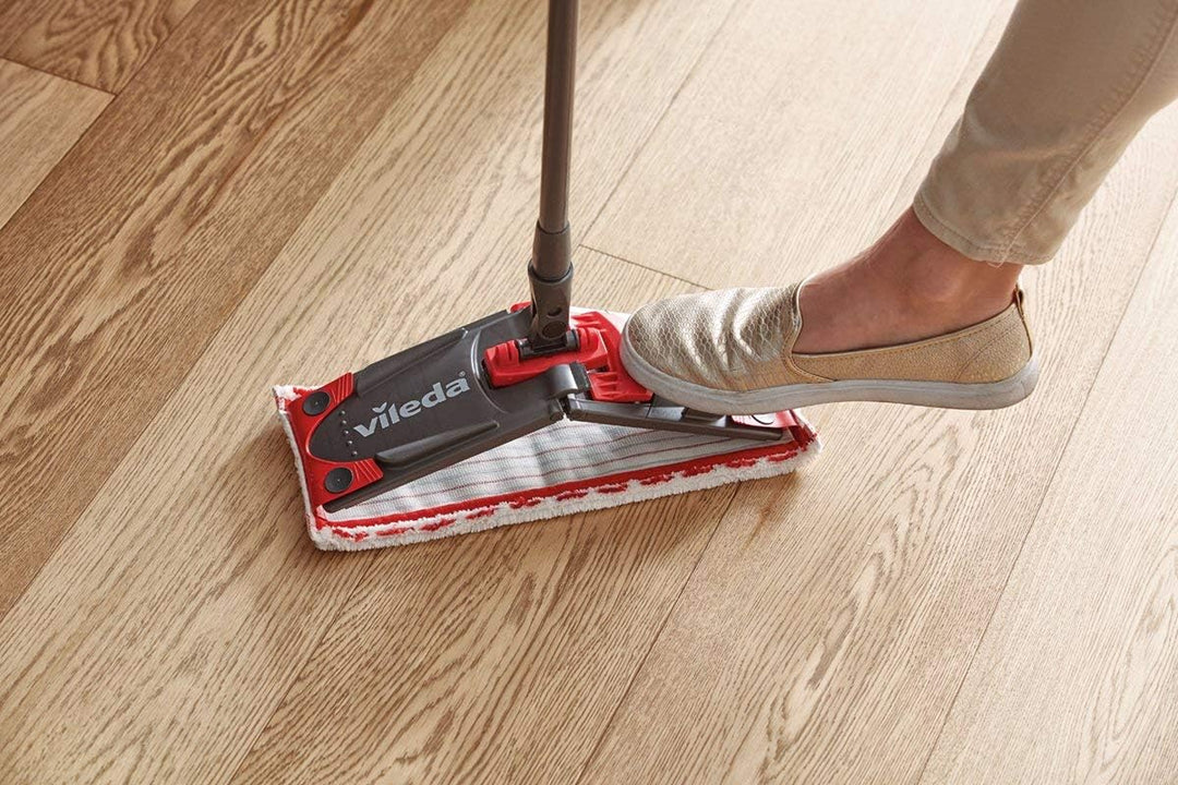 Vileda ULTRAMAX 2in1 Komplett-Set, Bodenwischer-Set mit Eimer, Flachwischer und Microfaser- Wischbez
