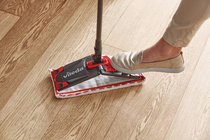 Vileda ULTRAMAX 2in1 Komplett-Set, Bodenwischer-Set mit Eimer, Flachwischer und Microfaser- Wischbez