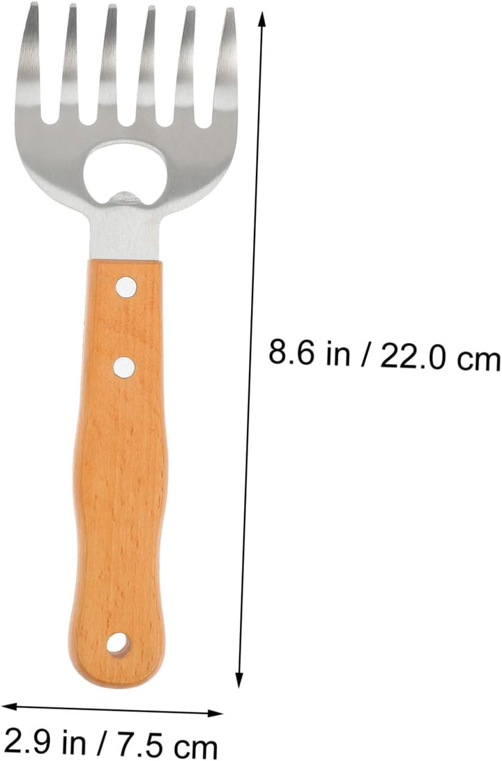 Happyyami 2stücke Fleischzerkleinerer-krallen Aus Edelstahl Hitzebeständig Glatte Oberfläche Spülmas