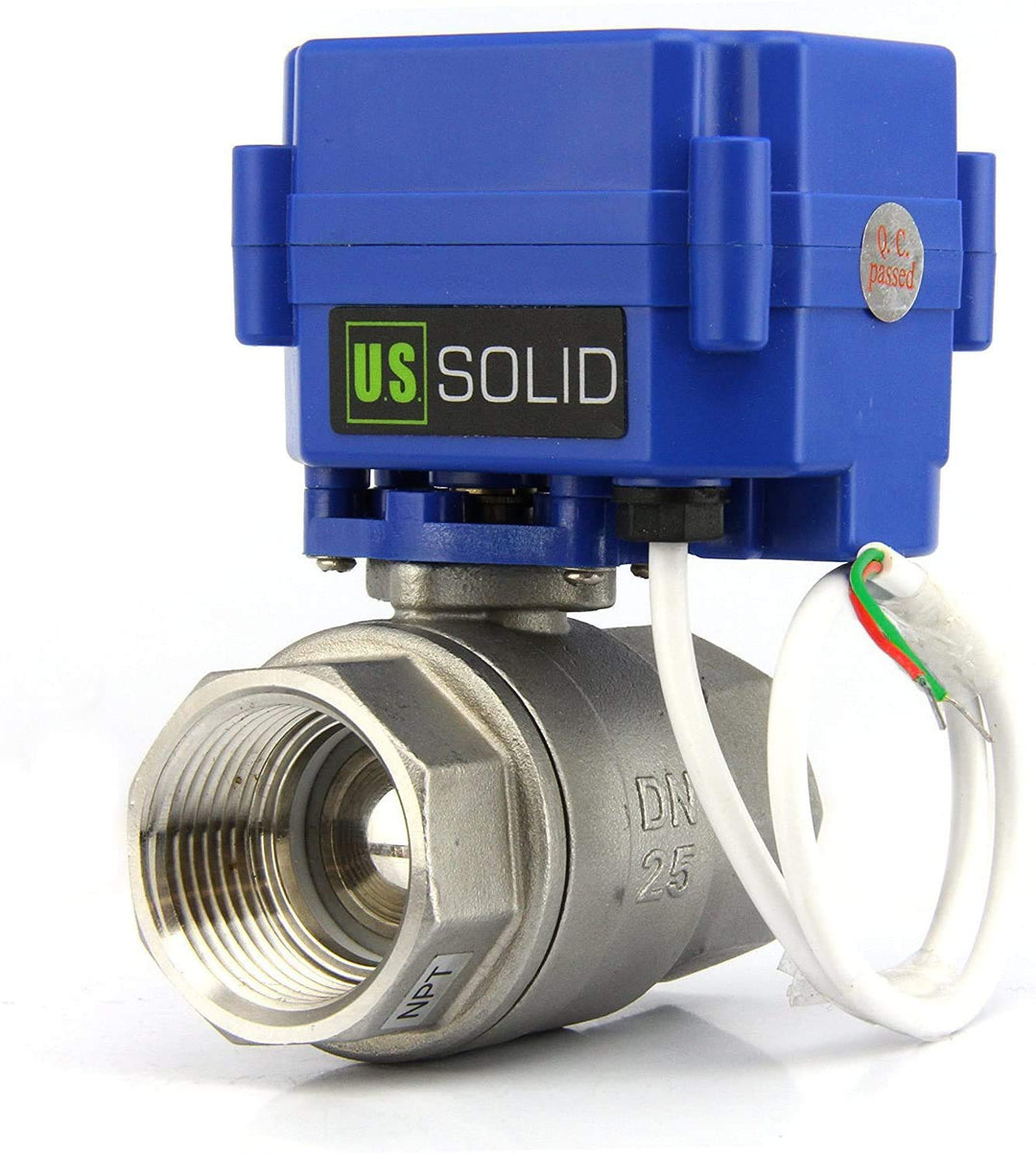 U.S. Solid 1" Motorisierter Kugelhahn Edelstahl 220V AC (85V-265V AC), 2 Wege Elektrische Zonenventi