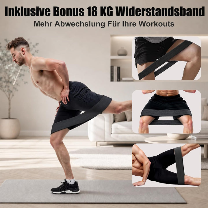 Oberschenkeltrainer 35lb Beckenboden Trainer Damen für Frau Beinpresse Po Trainer für Zuhause MäNner