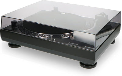 Lenco L-3808 USB DJ-Plattenspieler mit Direktantrieb - 33/45 U/min - Pitch-Control - Magnet-Tonabneh