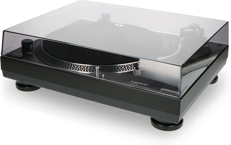 Lenco L-3808 USB DJ-Plattenspieler mit Direktantrieb - 33/45 U/min - Pitch-Control - Magnet-Tonabneh
