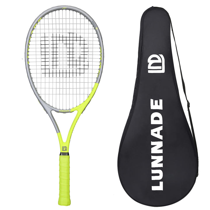 LUNNADE Tennisschläger für Erwachsene, 27 Zoll Leicht Tennisschläger mit Hülle, Geeignet für Damen H