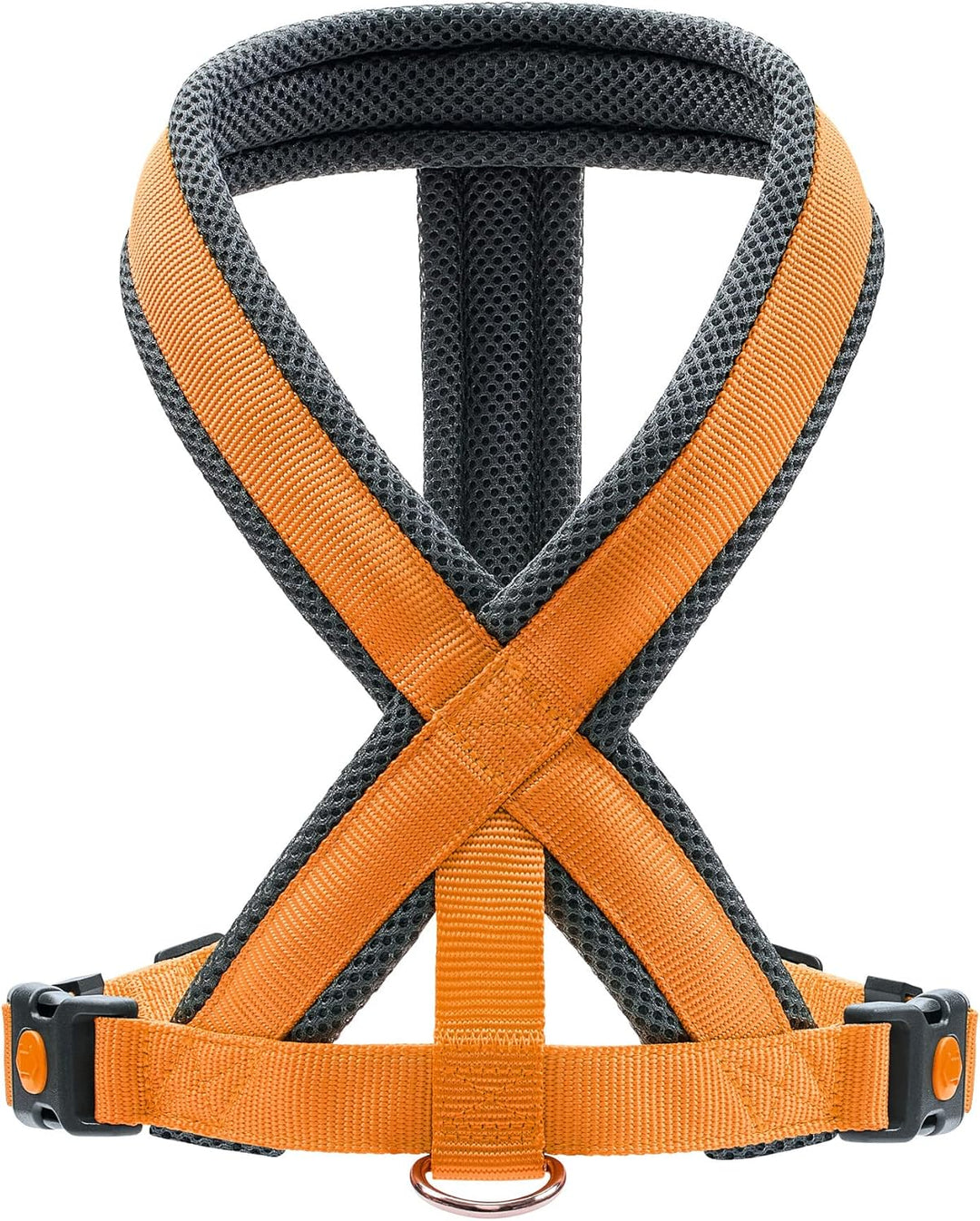 HUNTER Hundegeschirr LONDON COMFORT, atmungsaktives 3D-Mesh, 2-fach verstellbar, Sicherheitsverschlu