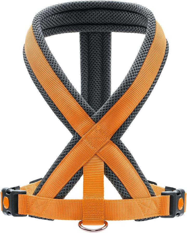 HUNTER Hundegeschirr LONDON COMFORT, atmungsaktives 3D-Mesh, 2-fach verstellbar, Sicherheitsverschlu