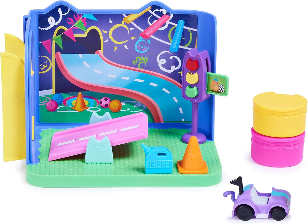 Gabby‘s Dollhouse Deluxe Raum, Sweet Dreams, Schlafzimmer mit Kuschelkatze &amp; Deluxe Raum, Purr-ific