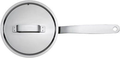 FISKARS 1023765 Cazo All Steel 1.5L /16 cm Con tapadera, Rostfreier Edelstahl, Multicolor, 35.5x18.1