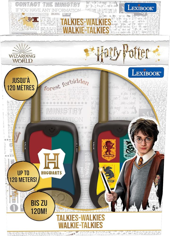 Lexibook, Harry Potter, Talkies-Walkies 200m, Kommunikationsspiel, 2 Kommunikationskanäle, Gürtelcli