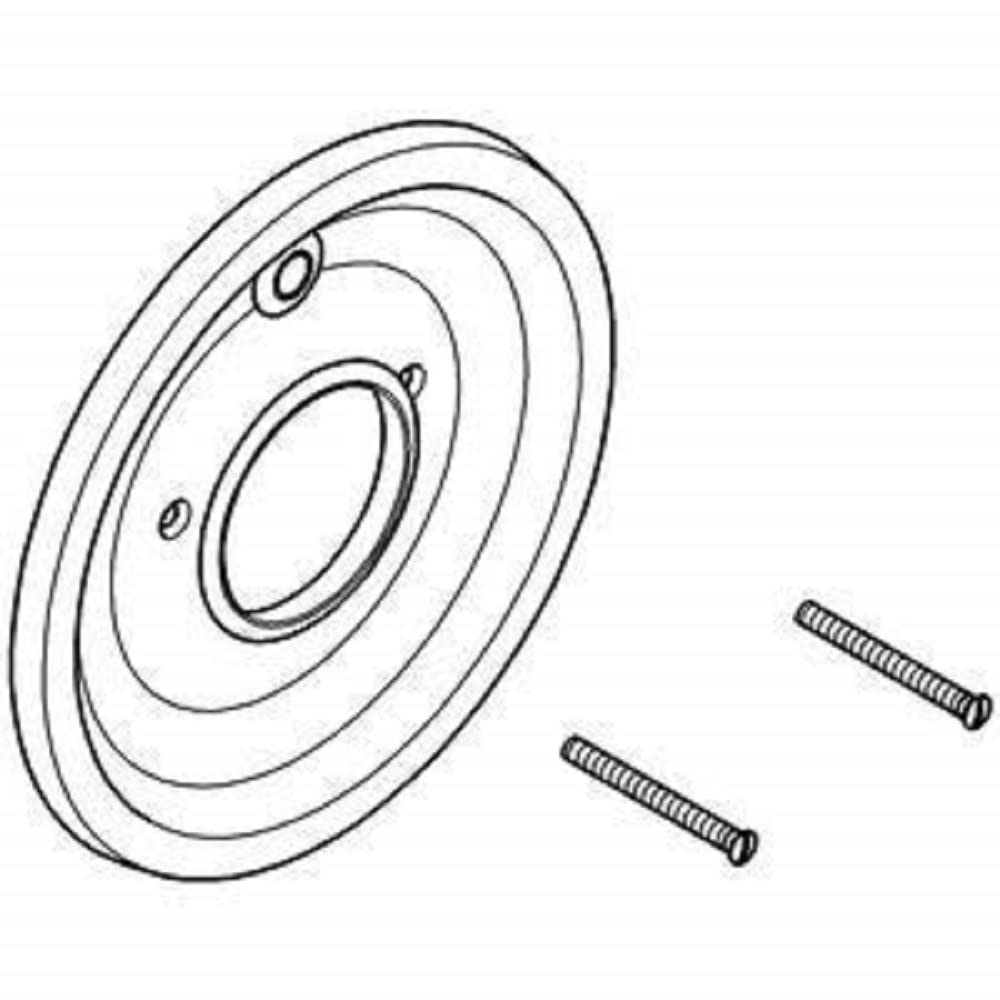 GROHE Rosette Ø170 (Einlochmontage, mit Wassersparfunktion, Bedienungshebel aus Metall, Herstellerga