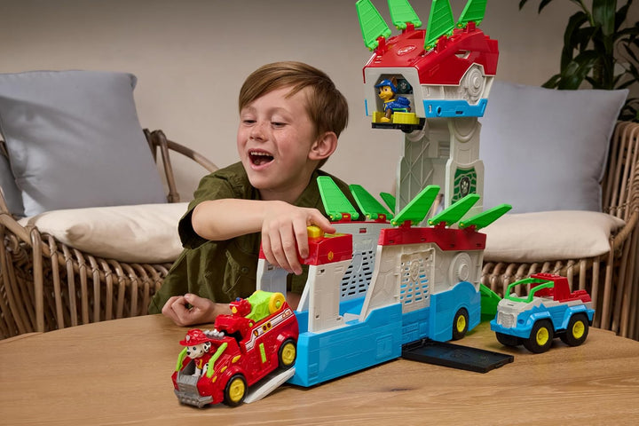 PAW PATROL: Der Dino Film 2-in-1 Dino-Hauptquartier, ab 3 Jahren | Patroller wird zum Hauptquartier