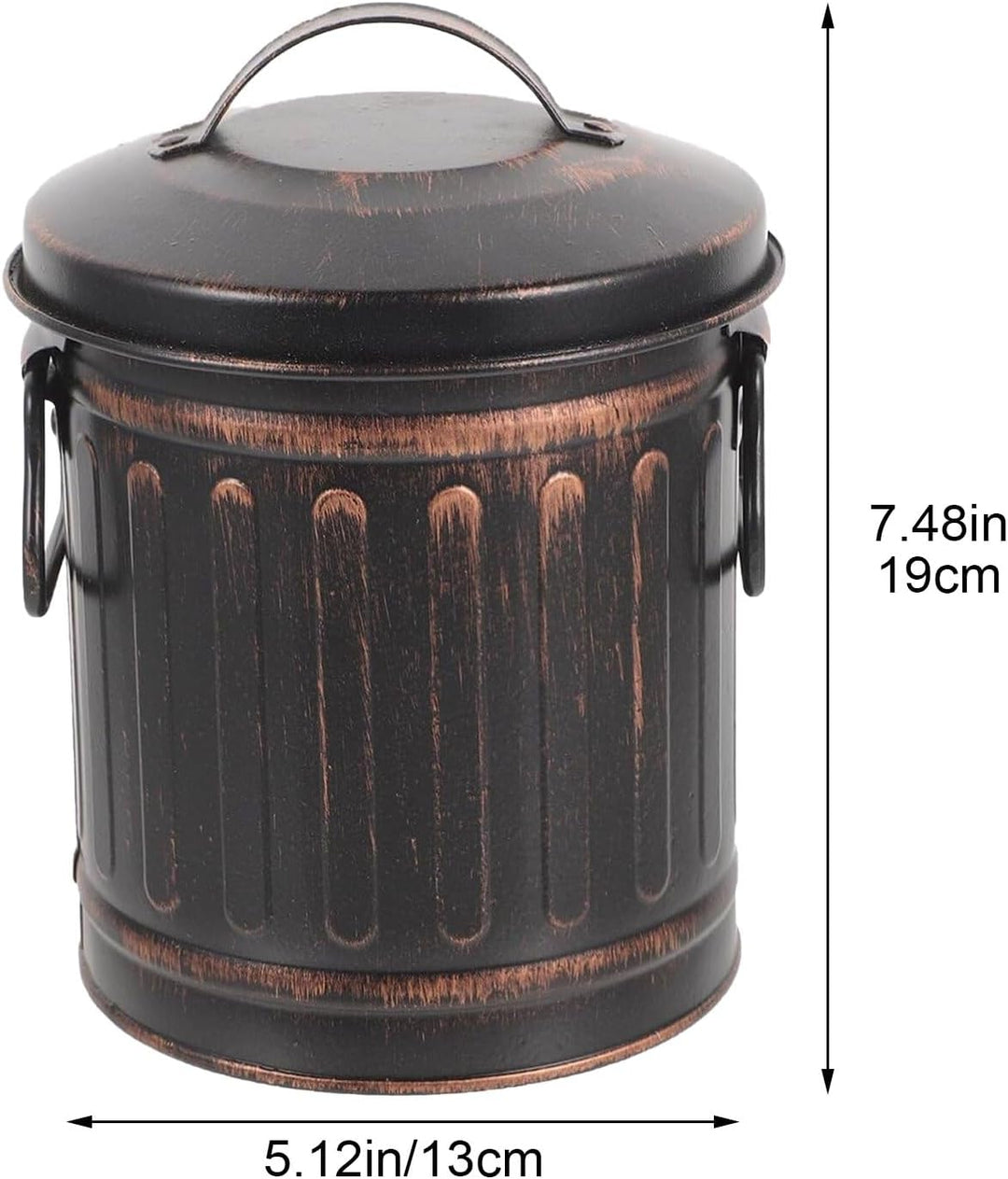 Eimer Deckel, Vintage-Kamin, Metalleimer, Kohleeimer, Dose, Eimer, Vorratsbehälter Für Feuerstellen,