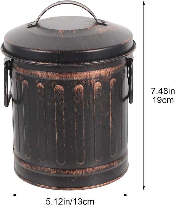 Eimer Deckel, Vintage-Kamin, Metalleimer, Kohleeimer, Dose, Eimer, Vorratsbehälter Für Feuerstellen,