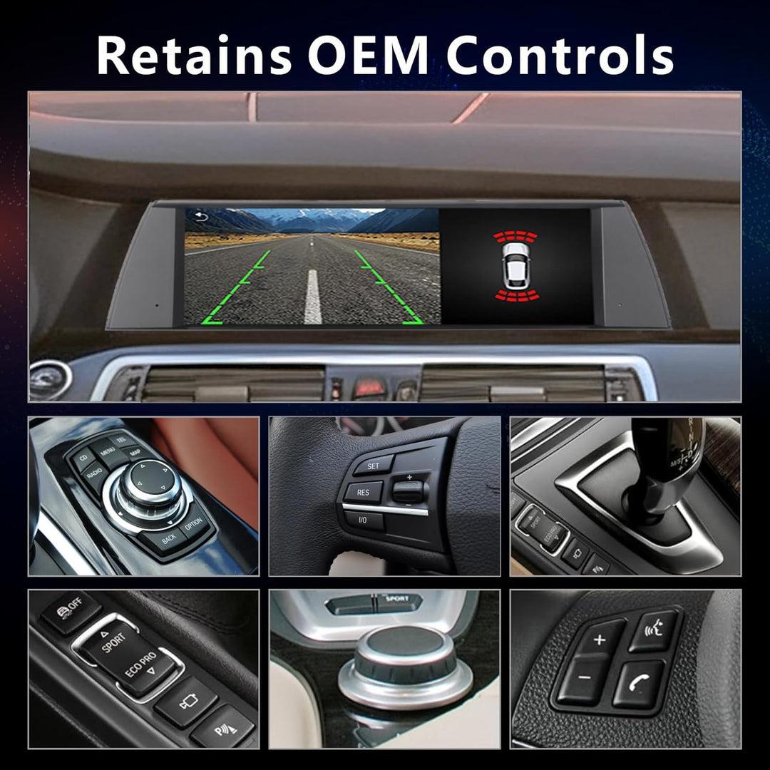 Fast Boot Linux Autoradio kompatibel mit BMW 5GT-Reihe F07 (2010-2012) CIC iDrive Upgrade | Bluetoot