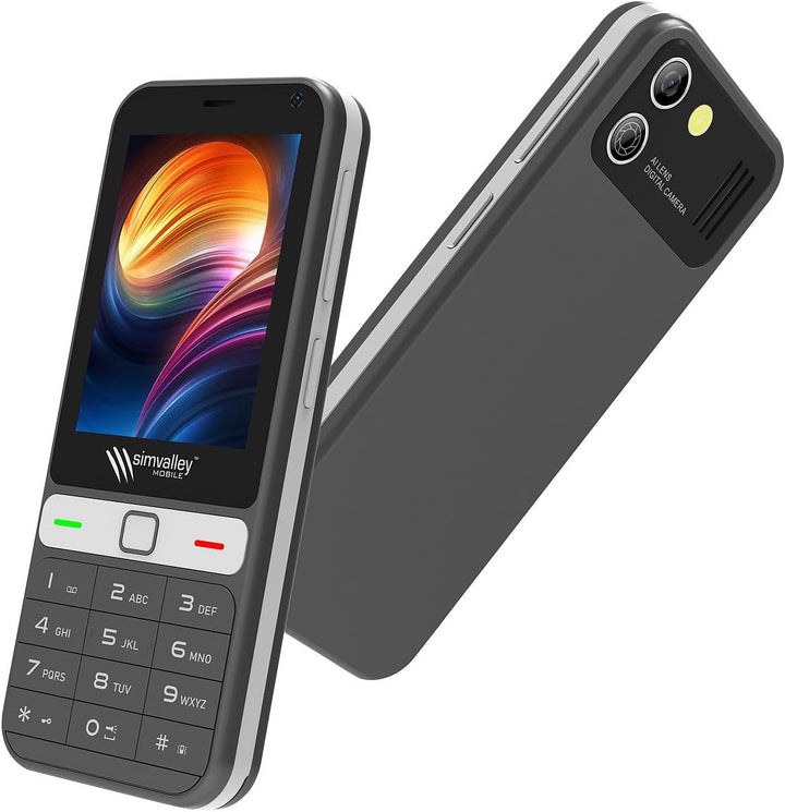 simvalley MOBILE 4G-Senioren-Handy, Touchdisplay, Whatsapp, SOS-Funktion, GPS, Android