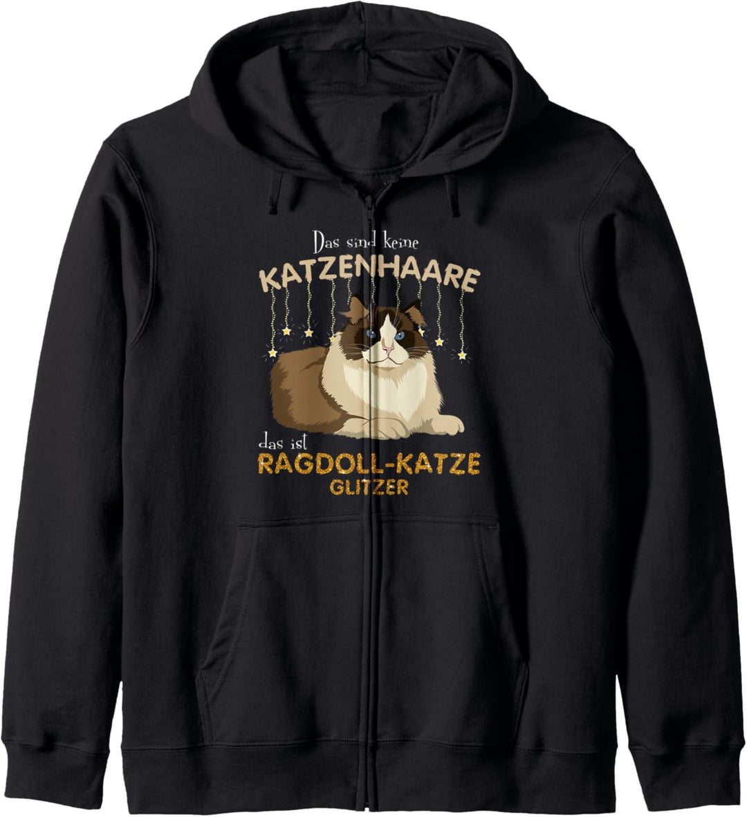Das sind keine Katzenhaare das ist Ragdoll-Katze Kapuzenjacke
