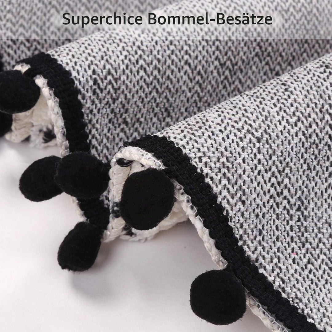 Uphome 60 cm runder kleiner Flächenteppich mit schickem Bommel Fransen Luxus Mandala Boho Samt Badez