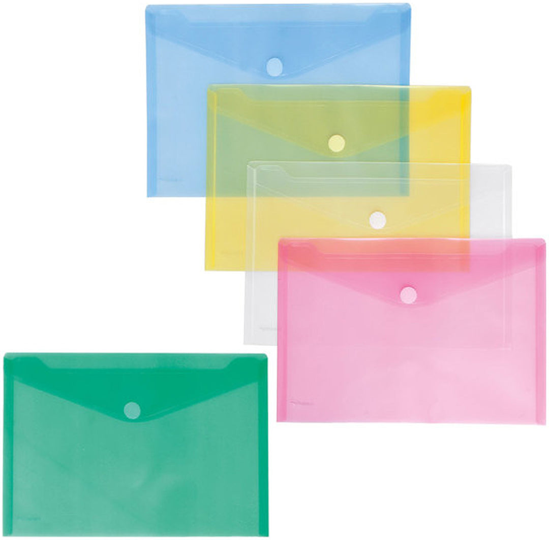 FolderSys PP-Umschlag 10er Set (A4, Mehrfarbig, 30 Umschläge) A4 Mehrfarbig 3, A4 Mehrfarbig 3