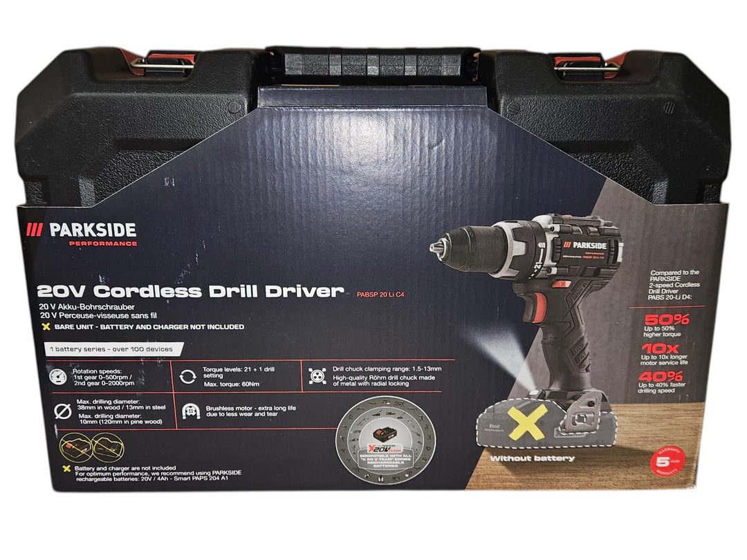 PSIDE Angebot für PARKSIDE PERFORMANCE® 20 V Akku-Bohrschrauber PABSP 20 Li inkl. Akku (2Ah) und Lad