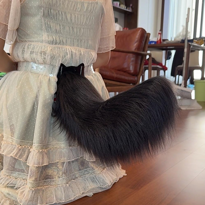Elektrischer Schwanz, motorisierter Schwanz, beweglicher Kunstschwanz für Cosplay und Paty, flauschi