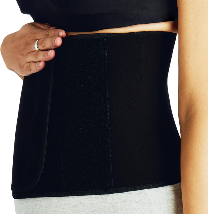 Belly Bandit Bamboo Bauchbinde zur Unterstützung der Rückbildung Schwarz - (XL) Extra Large Schwarz,
