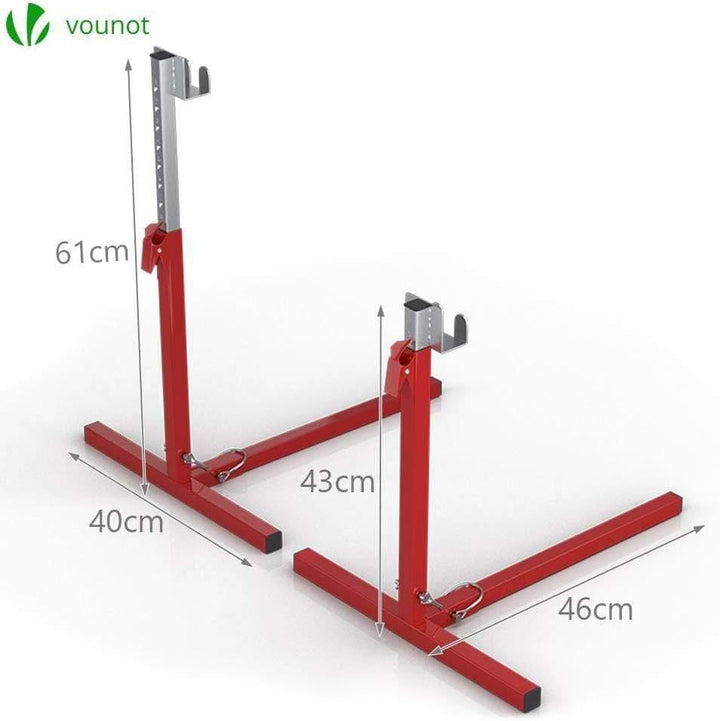 VOUNOT Hebevorrichtung für Rasenmäher, bis maximal 50 kg belastbar, Höhenverstellbar