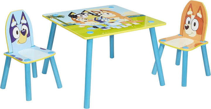 Bluey Set mit 2 Stühlen, Tisch 43,5 cm (H) x 63 cm (B) x 63 cm (T)