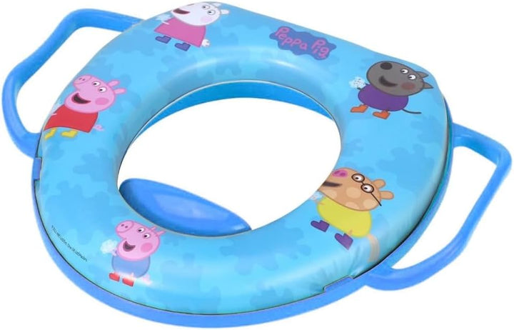 Peppa Wutz Toilettensitz für Kinder, Universal-WC-Adapter mit Griffen, Peppa Wutz