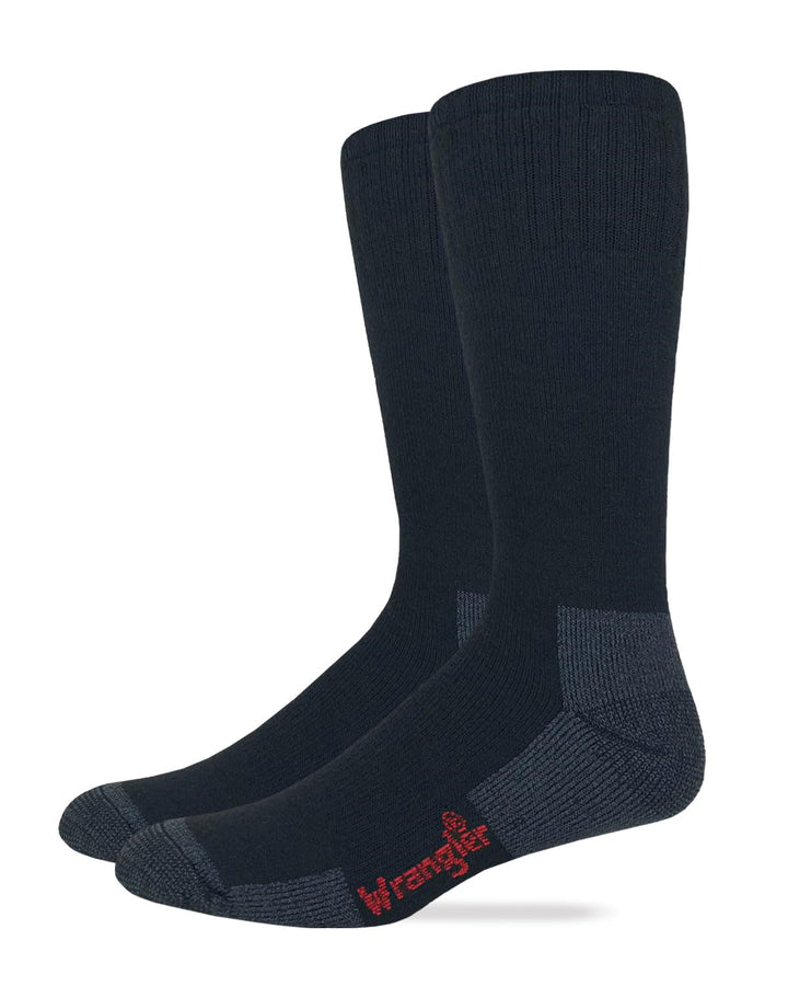 Wrangler Herren Ultra Dri Arbeitssocken Arbeitssocken aus Merinowolle L Schwarz, L Schwarz