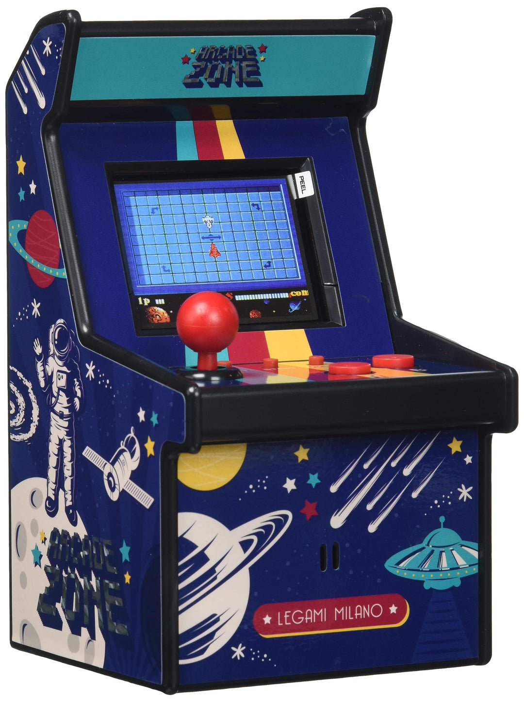 Legami MAC0001 Mini-Arcade-Videospiel, Mehrfarbig, Zone, Zone