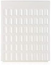 Kartell EUR, Hocker, 36 x 36 x H 45 cm Weiss, Weiss