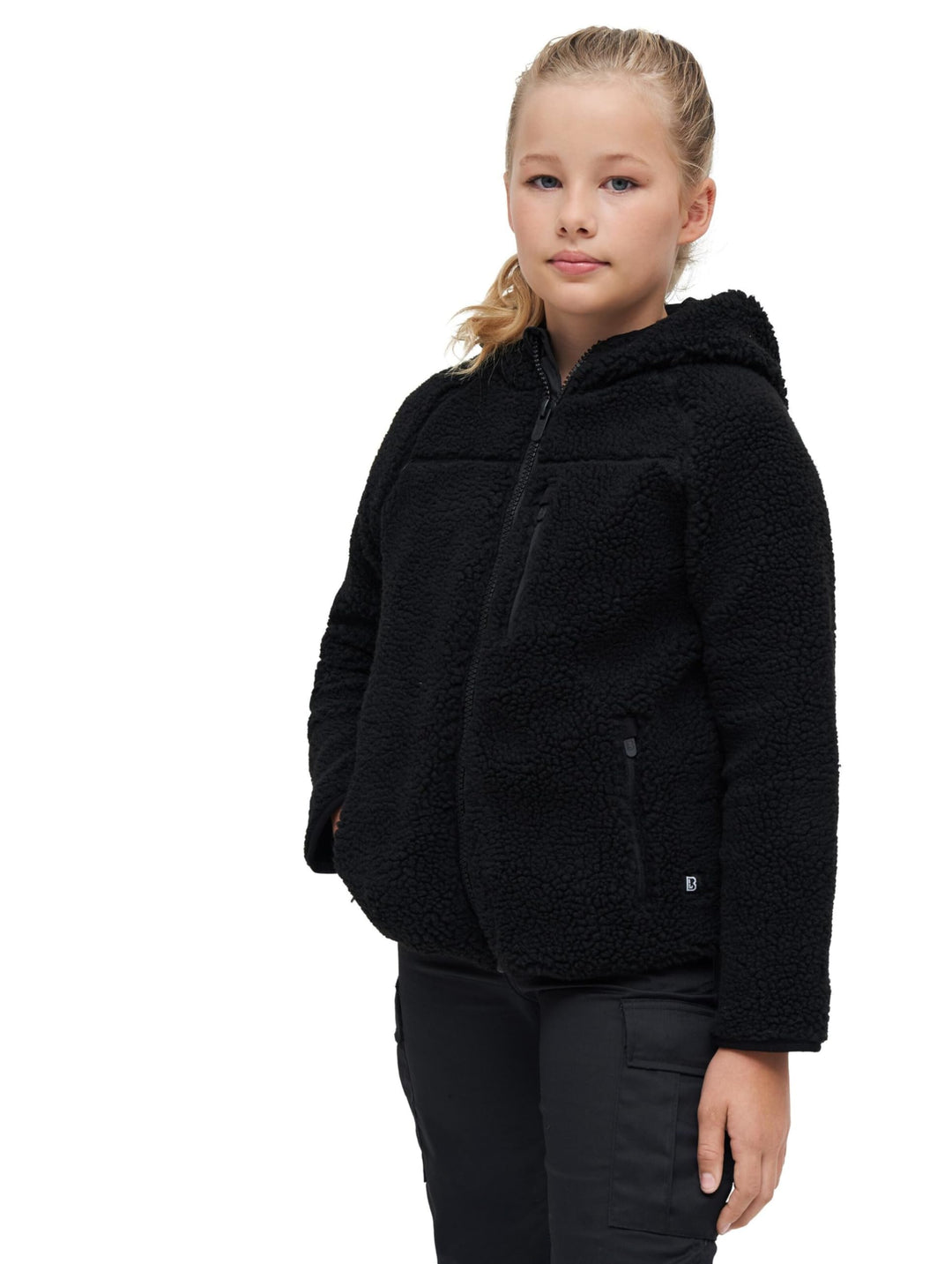 Brandit Kids Teddyfleece Jacket Hooded, verschiedene Farbvarianten, Grössen S (122/128) bis XXL (170