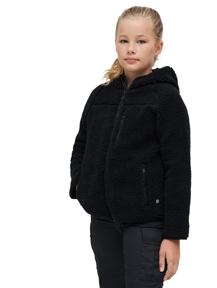 Brandit Kids Teddyfleece Jacket Hooded, verschiedene Farbvarianten, Grössen S (122/128) bis XXL (170