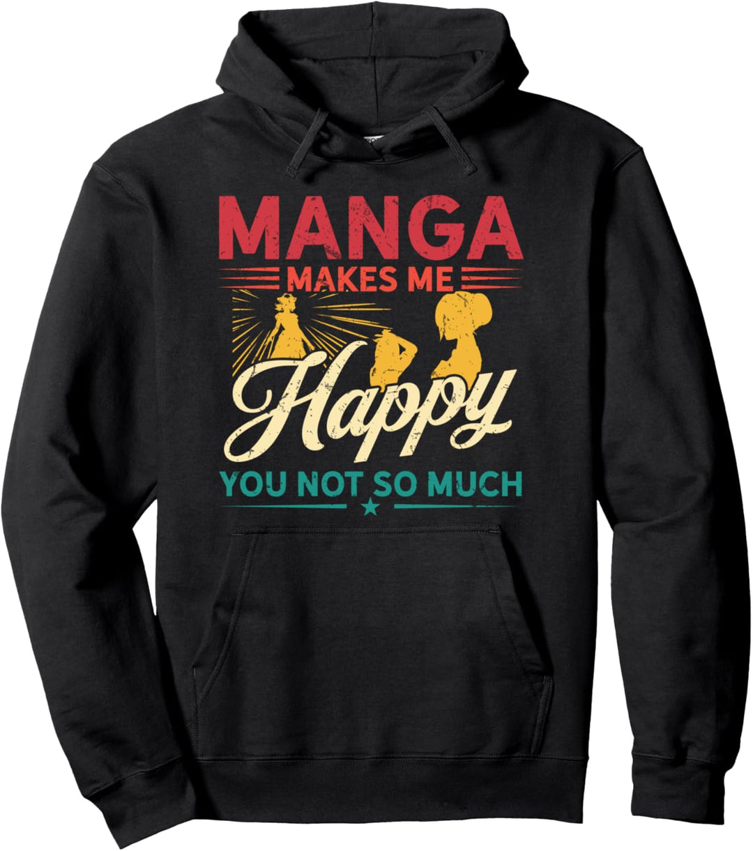Hobby macht dich glücklich nicht viel - Manga Pullover Hoodie