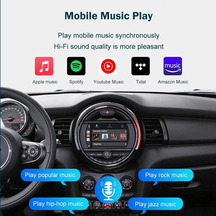 Auto Radio Autospieler GPS Navi Navigation Player Carplay/Android Autoradio 9 Zoll HD-Touchscreen, E