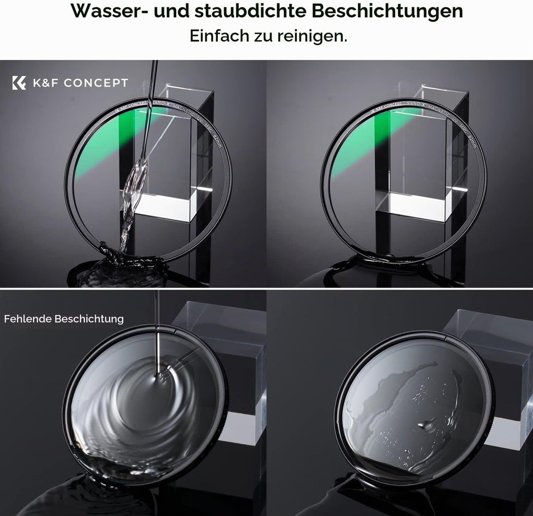 K&amp;F Concept X-Serie 52MM Magnetischer MCUV Filter mit Objektivdeckel Schutzfilter Ultraviolett-Filte