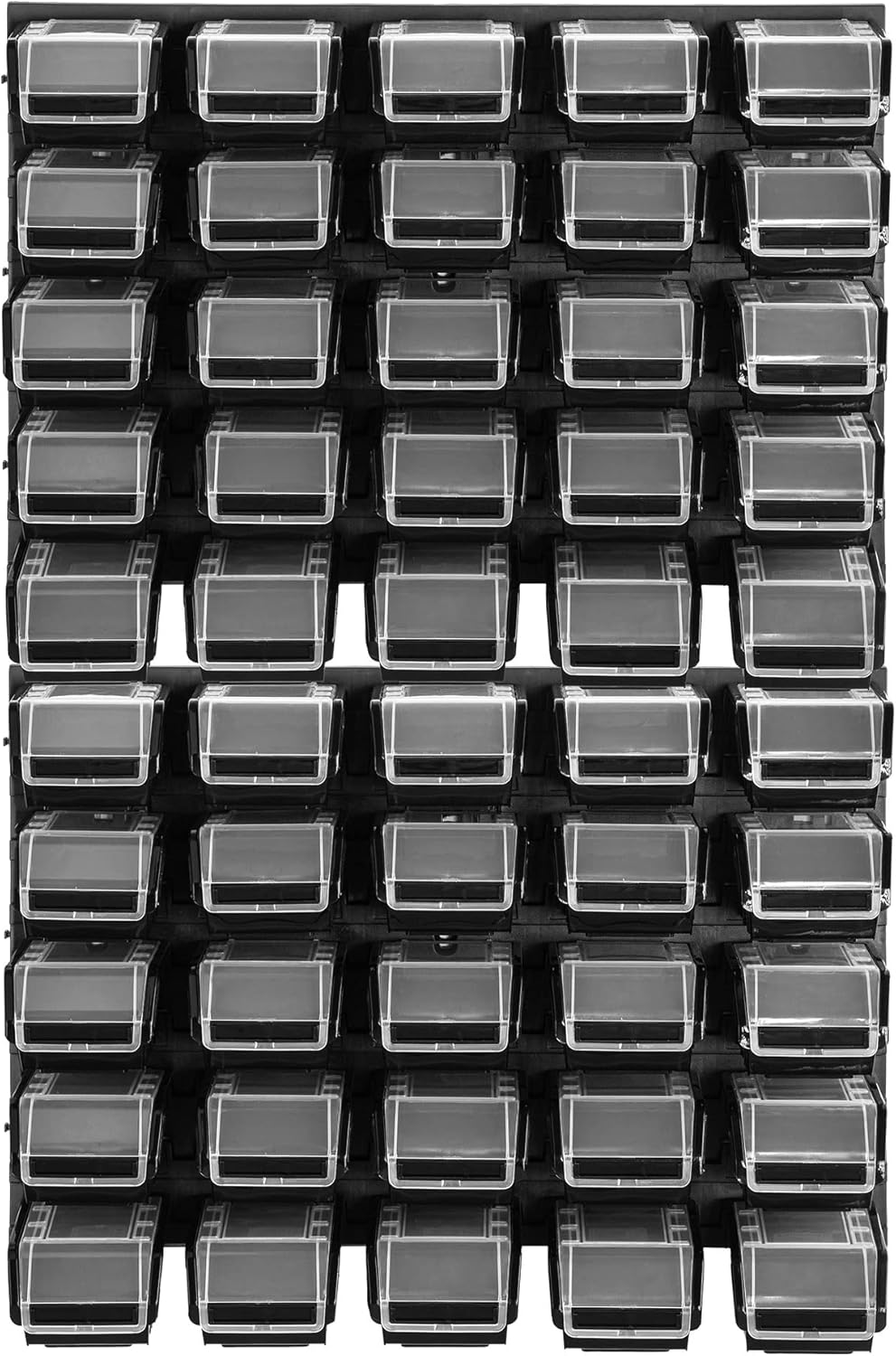 KADAX Werkstattwandregal, 58x78cm Lagersystem aus robustem Kunststoff, UV-Resistentes Werkstattregal