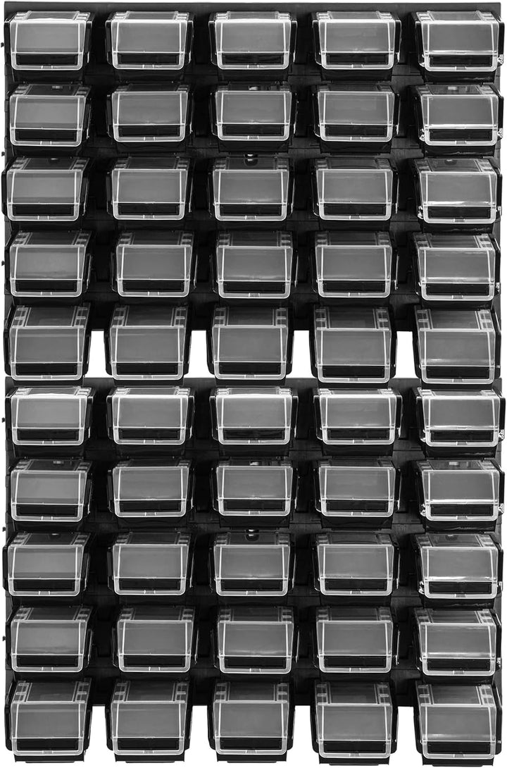 KADAX Werkstattwandregal, 58x78cm Lagersystem aus robustem Kunststoff, UV-Resistentes Werkstattregal