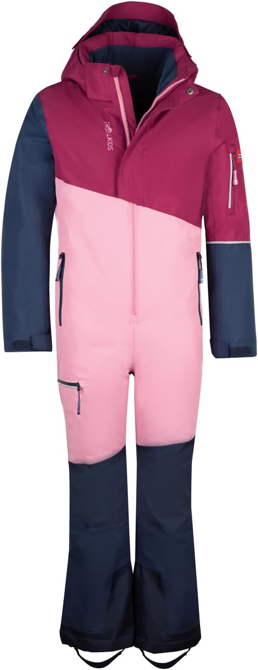 Trollkids Schneeanzug Hallingdal Violett/Pflaume/Blau 92, Violett/Pflaume/Blau 92