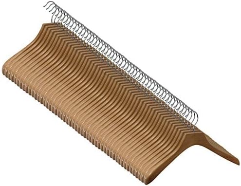 Hochwertiger Kleiderbügel aus Buchenholz Deluxe - 50 Stück 50er Pack, 50er Pack